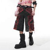 Men's Japanese Denim Culottes Long Shorts | Luxury Streetwear